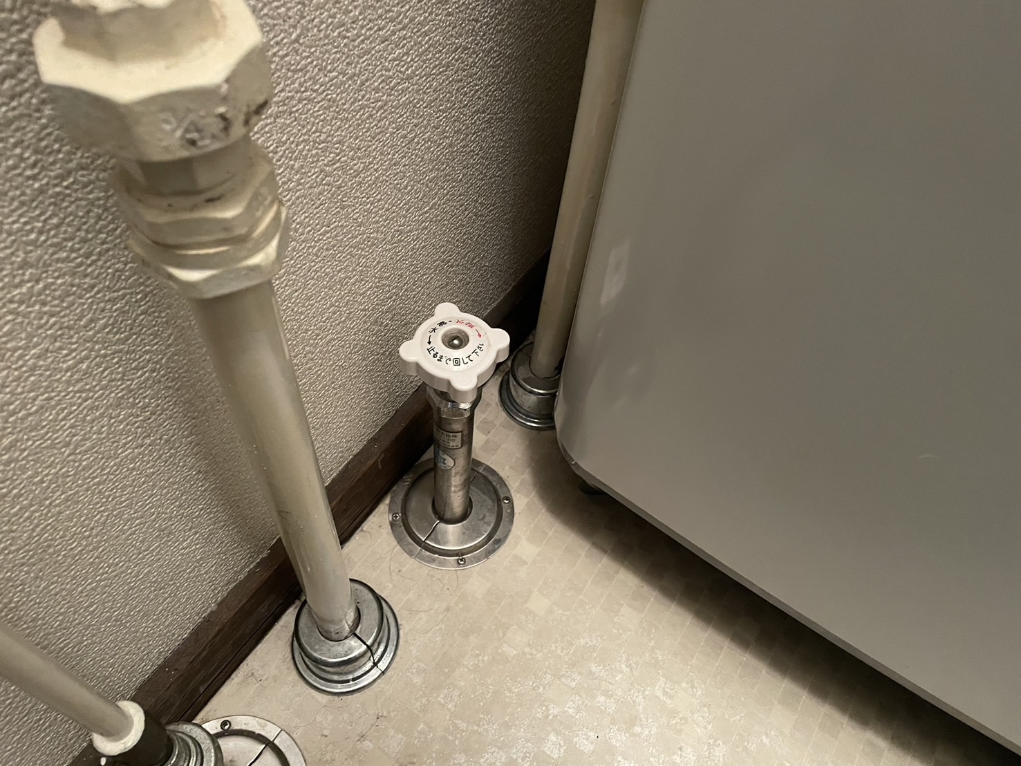 水抜栓から水漏れ…パッキン交換で解決！