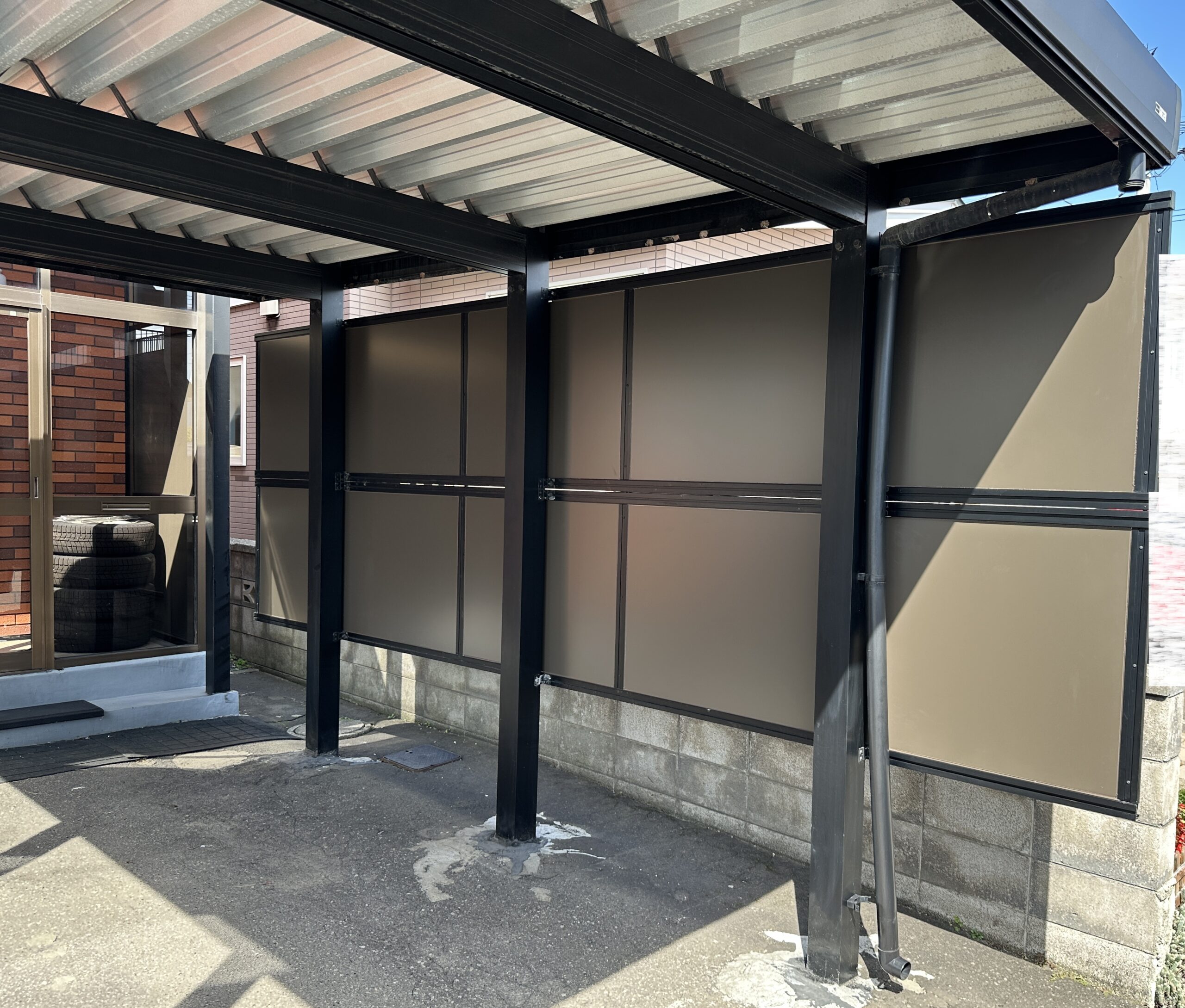 水道屋だけど…カーポートの目隠し板つけました！