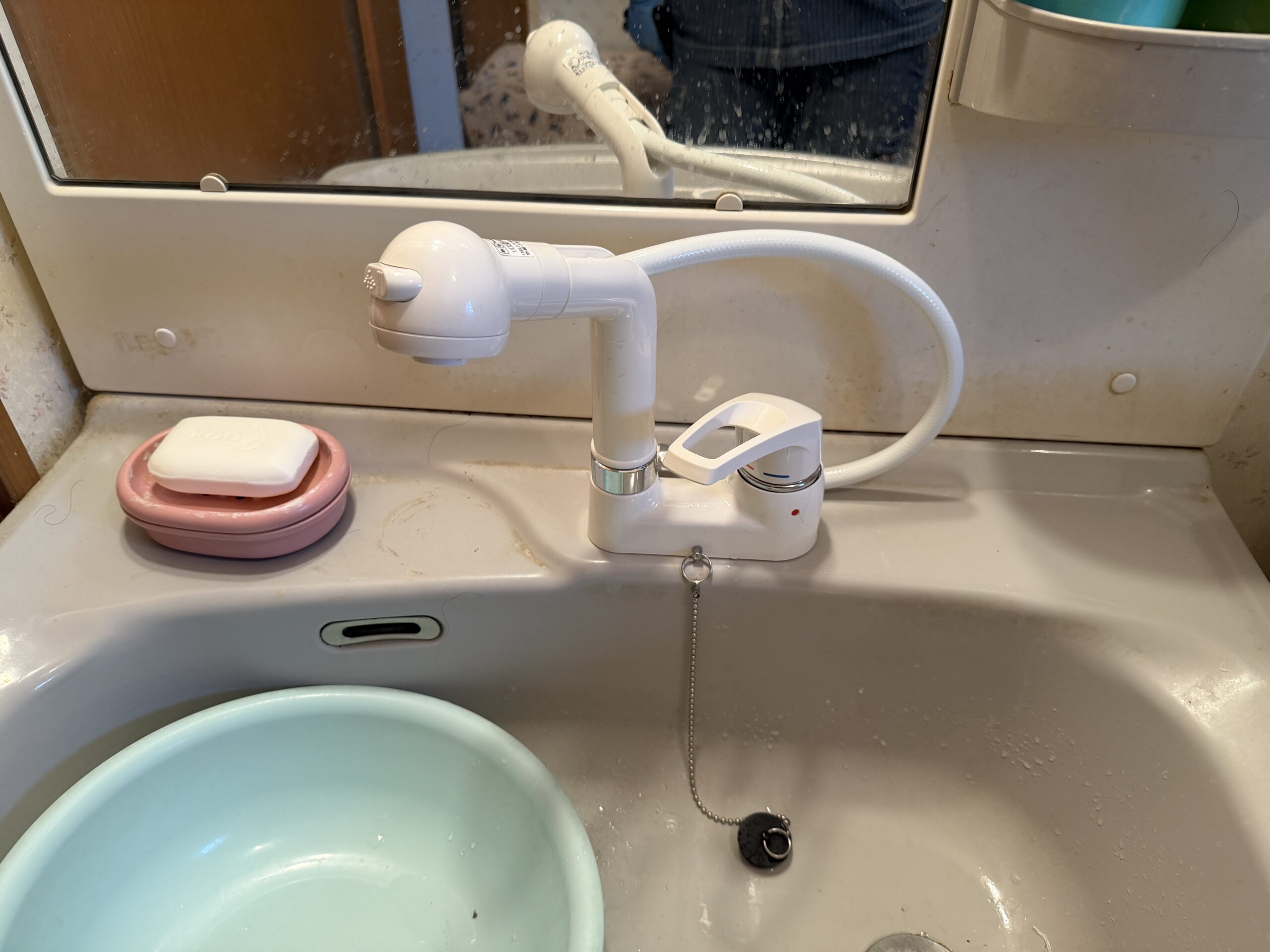 洗面水栓を同じものに交換しました🚰