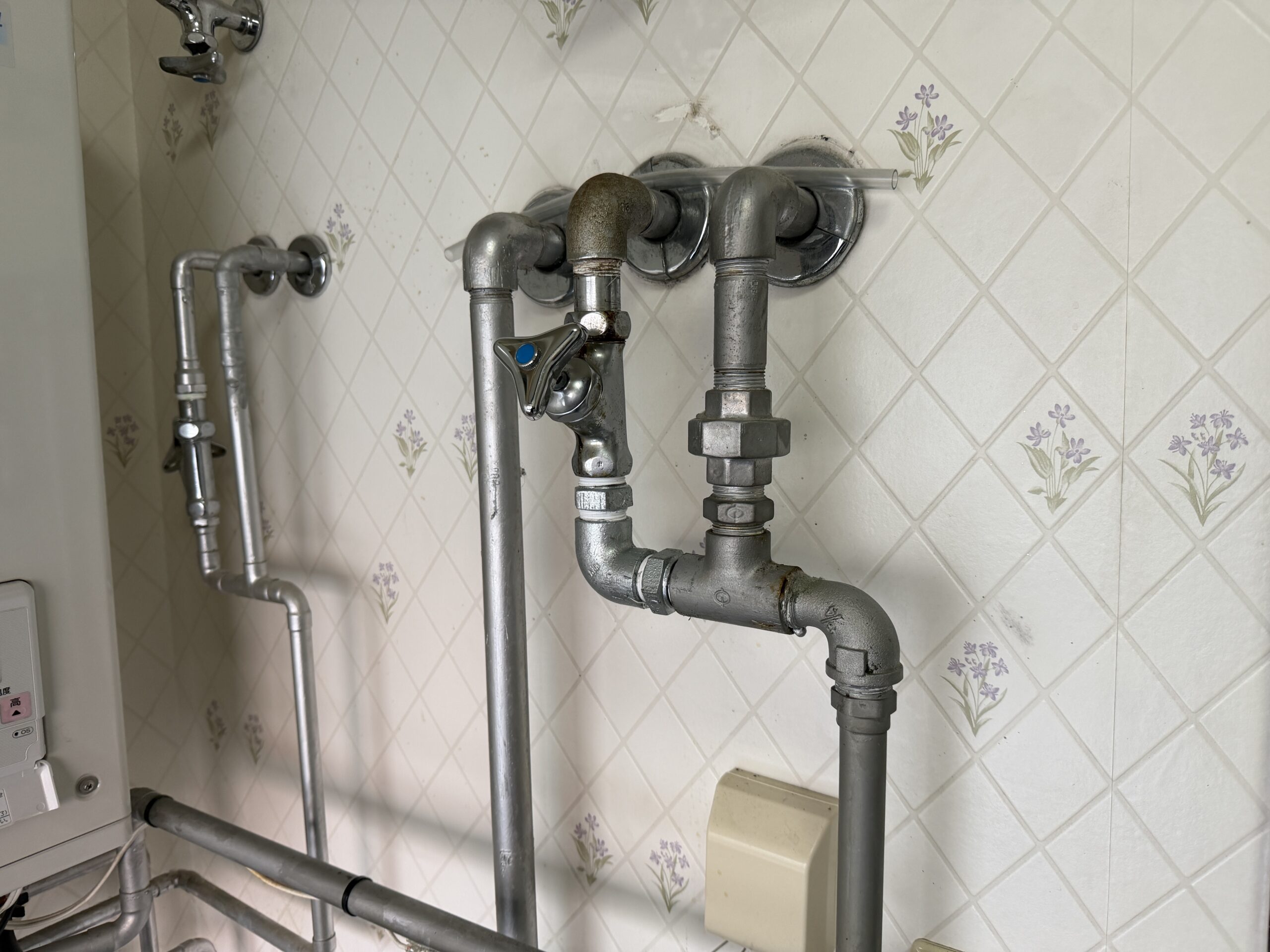 配管の一部入替を行いました🔧