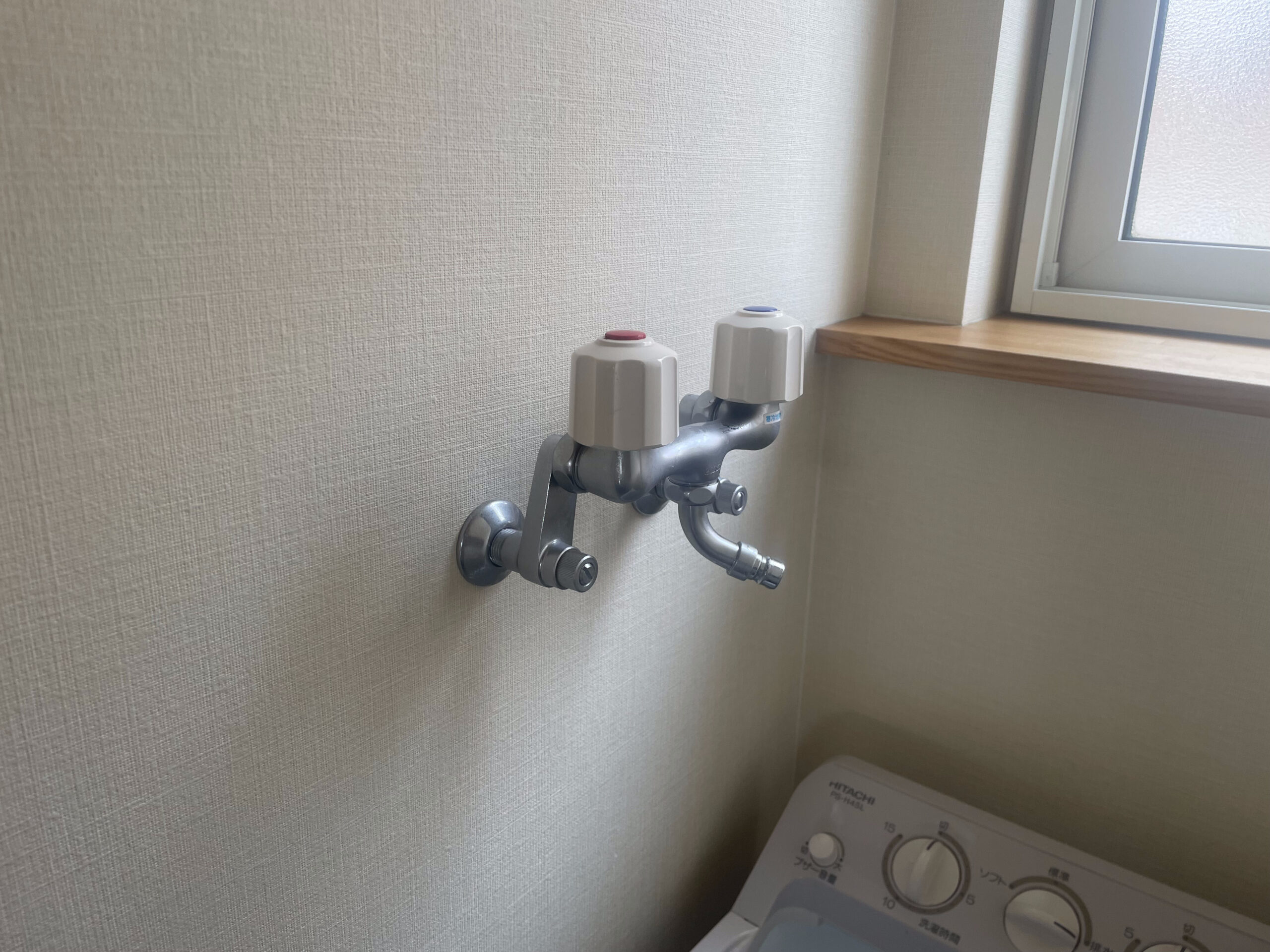 洗濯水栓の水漏れ パッキン交換で対応しました🚰