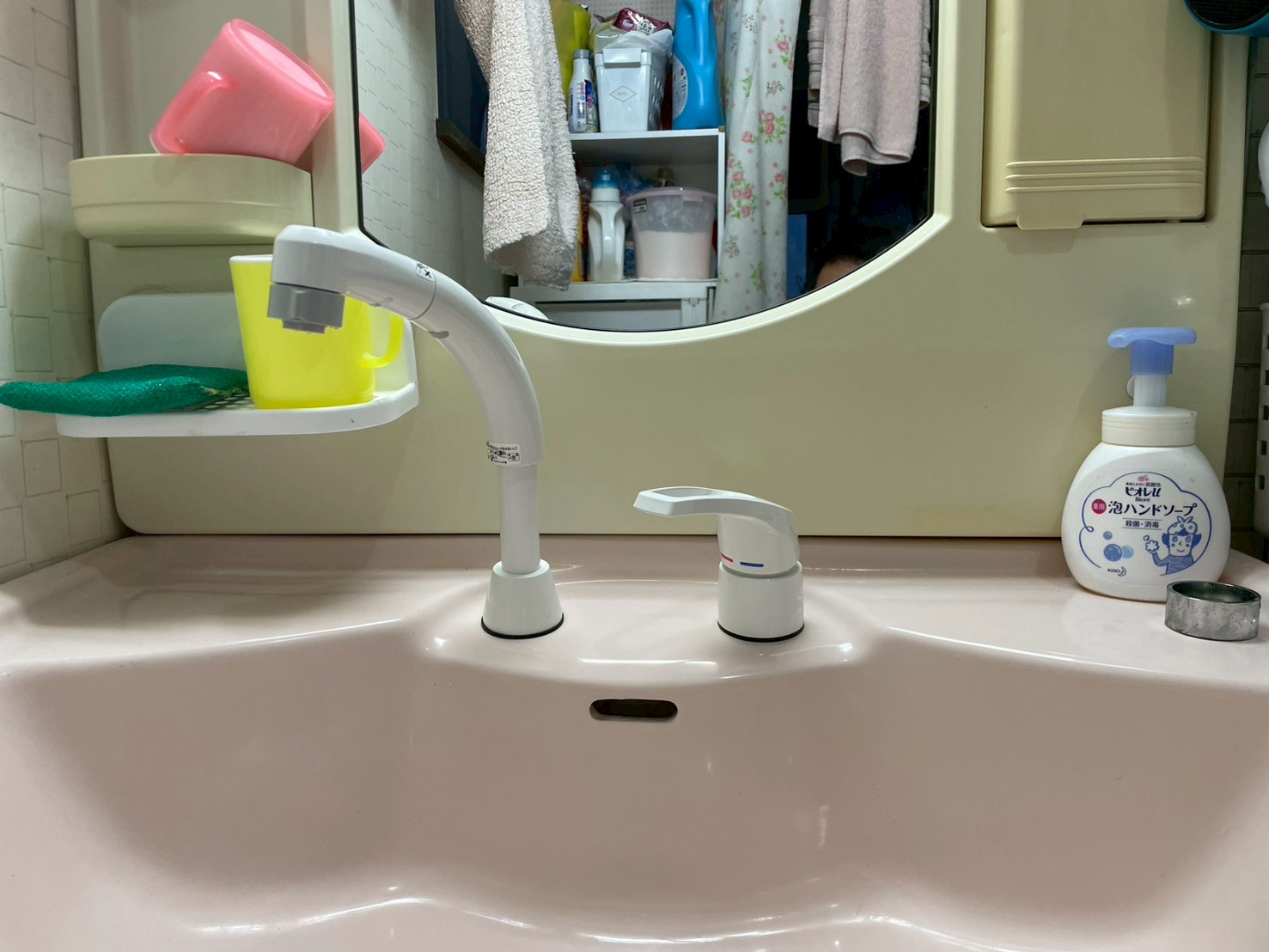 洗面水栓を交換しました🚰